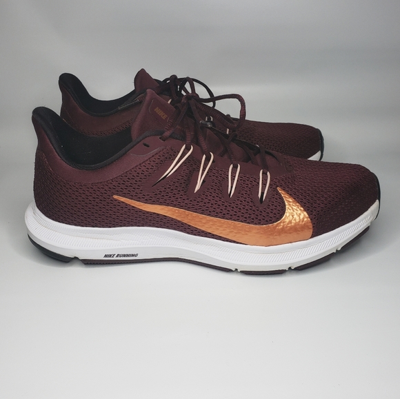 Nike Shoes - NIKE QUEST 2 Maroon & Rose Gold Running Shoes Women's 9.5 C13803